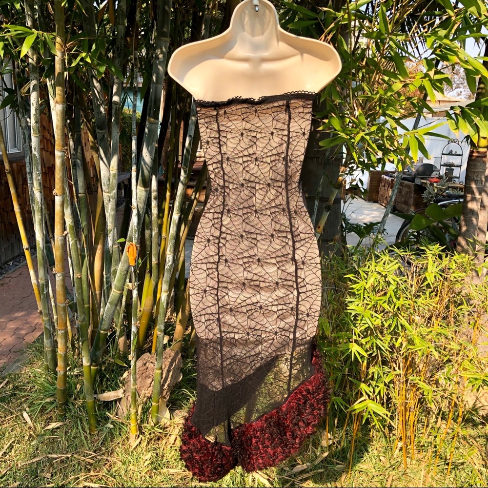 Custom Made Spider Web Dress - Picture 5 of 8